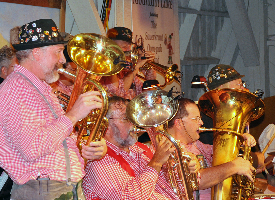 The Sauerkraut Band at Mt. Lake 10-22-10