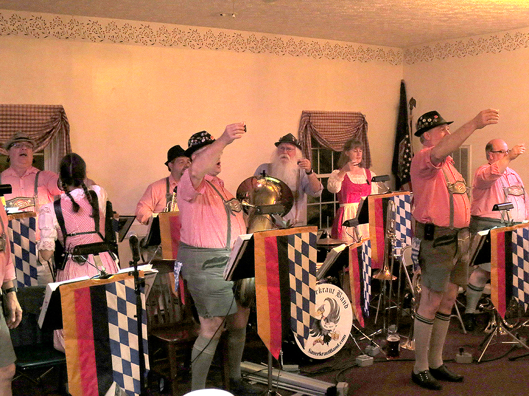 The Sauerkraut Band at Anna's Restaurant 10-18-13