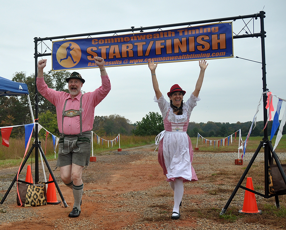 TAt the Oktoberfest and 5K Trail Race at Westlake Towne Center near Smith Mountain Lake on Oktober 19, 2013.