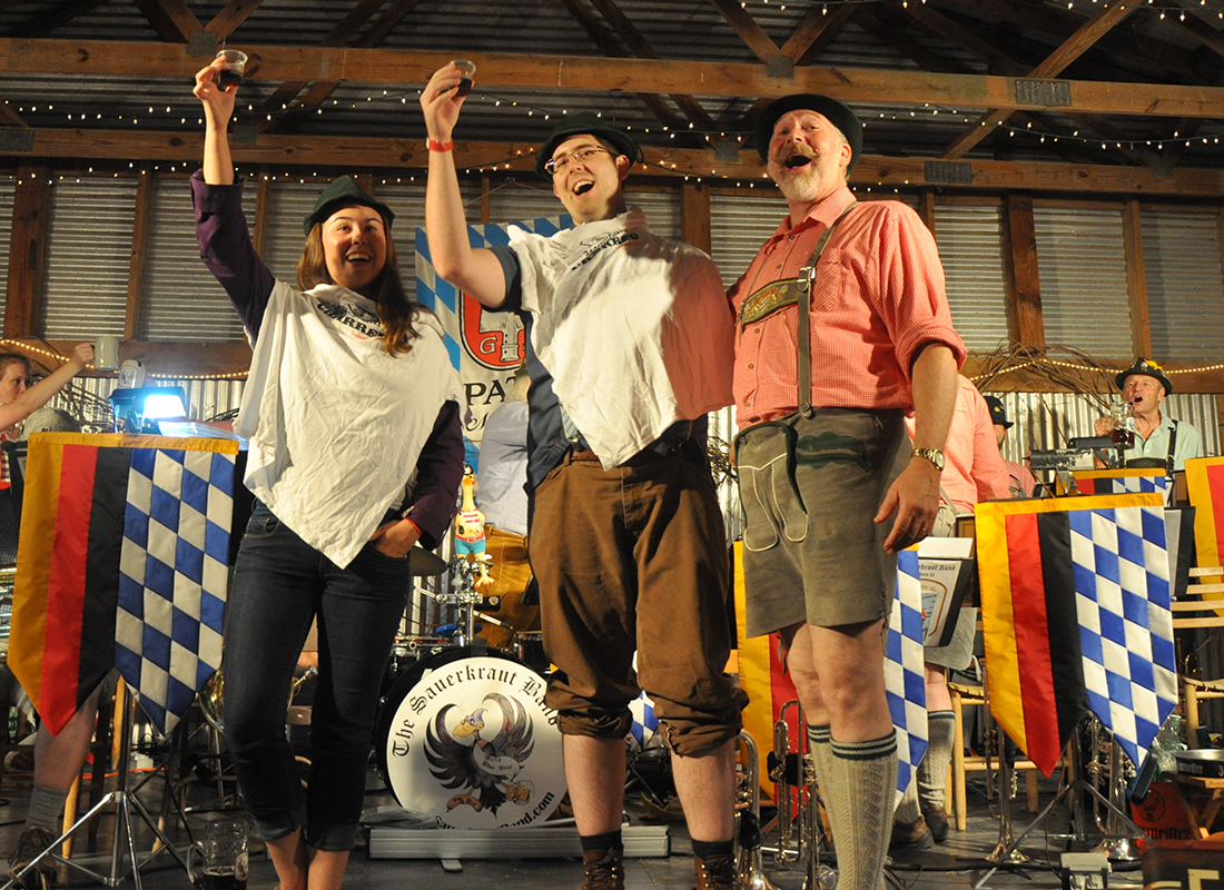 The Sauerkraut Band at the Sinkland Farm Oktoberfest 9-27-14