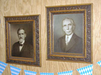 Founding Fathers watch over festivities